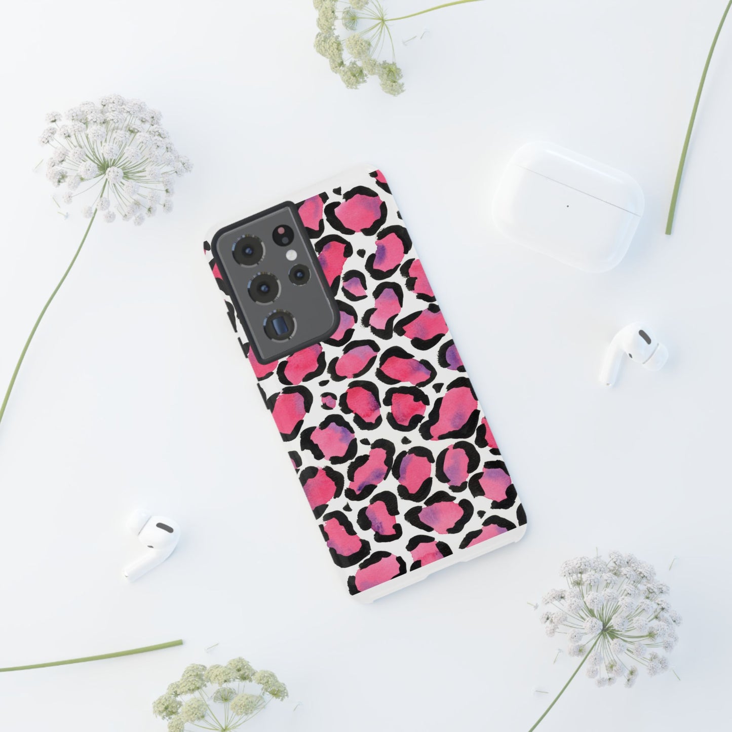Wild in Pink- Leopard Print Phone Case