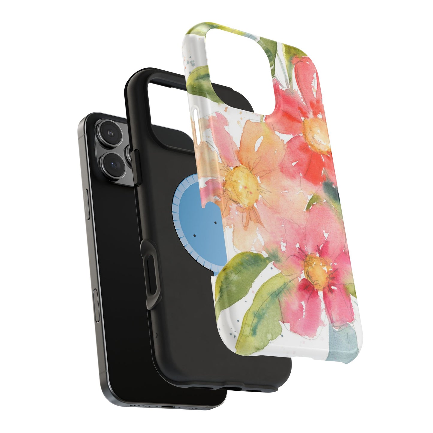 Soft Flowers Magnetic Phone Case