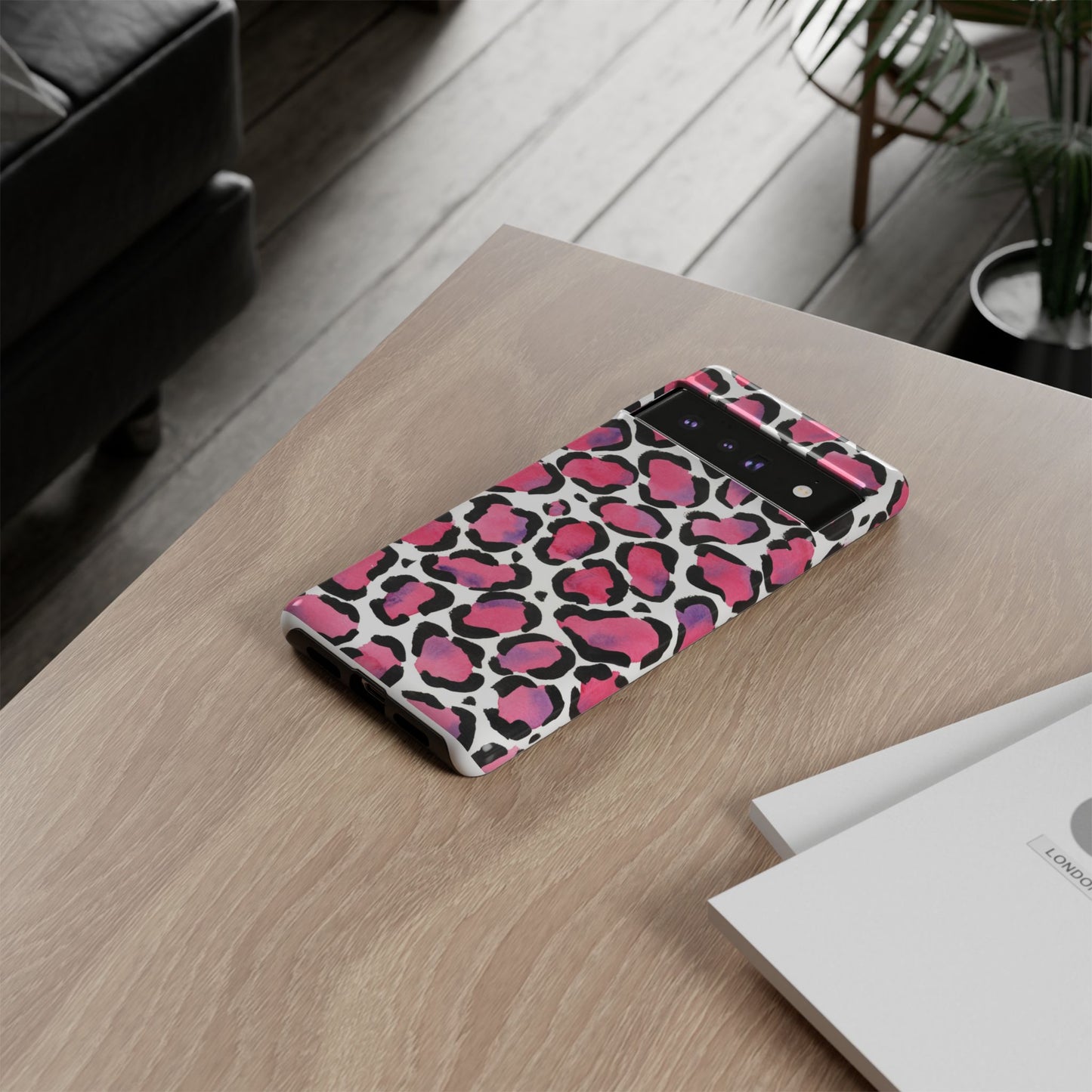 Wild in Pink- Leopard Print Phone Case