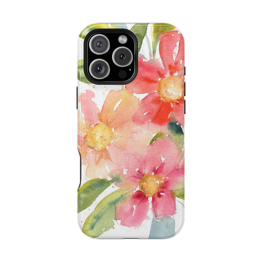 Soft Flowers Magnetic Phone Case