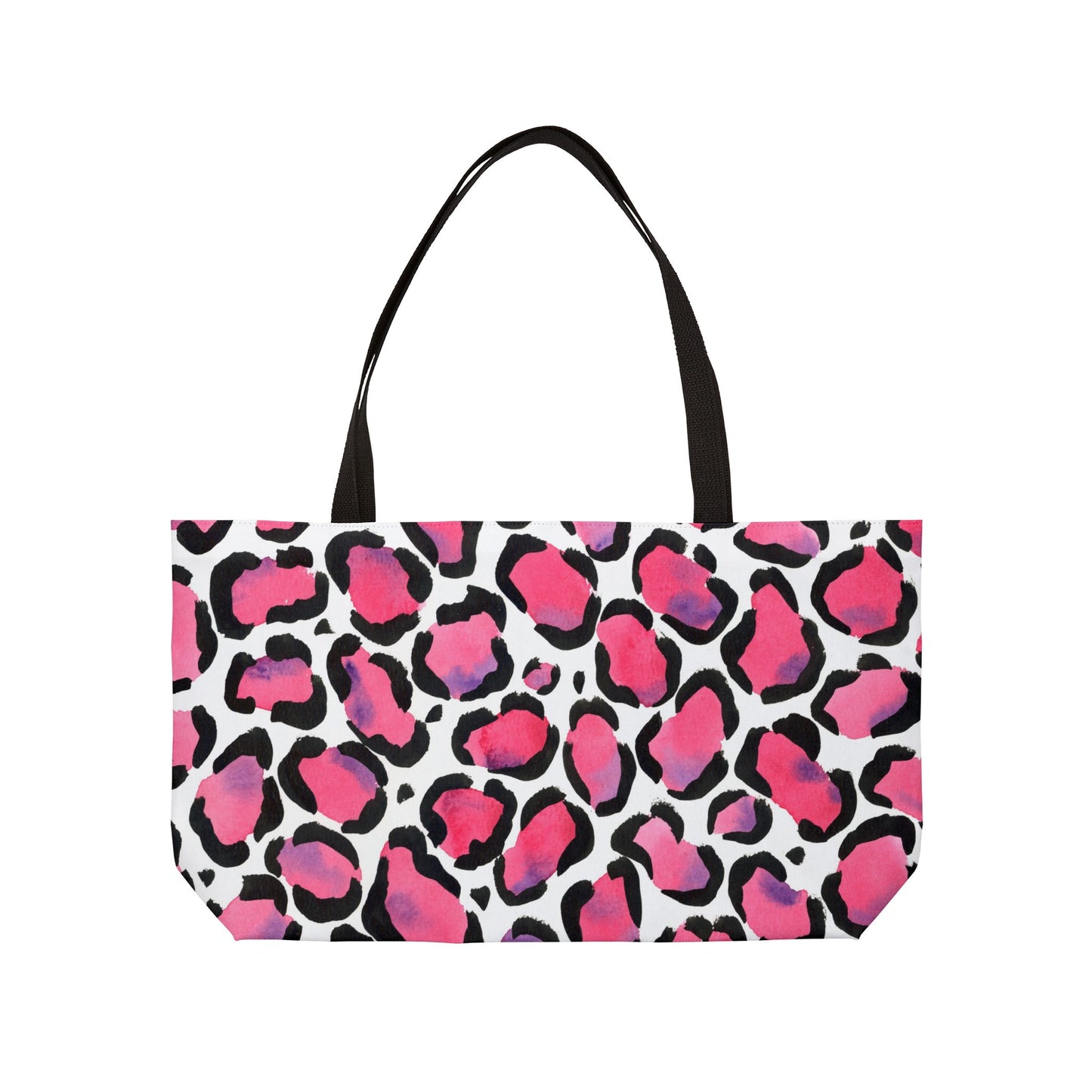Large Floral Weekender Tote Bag - Large Watercolor Painted Tote, Great Gift for Mom, Teachers, Graduation - Travel Tote, Collage Bag,
