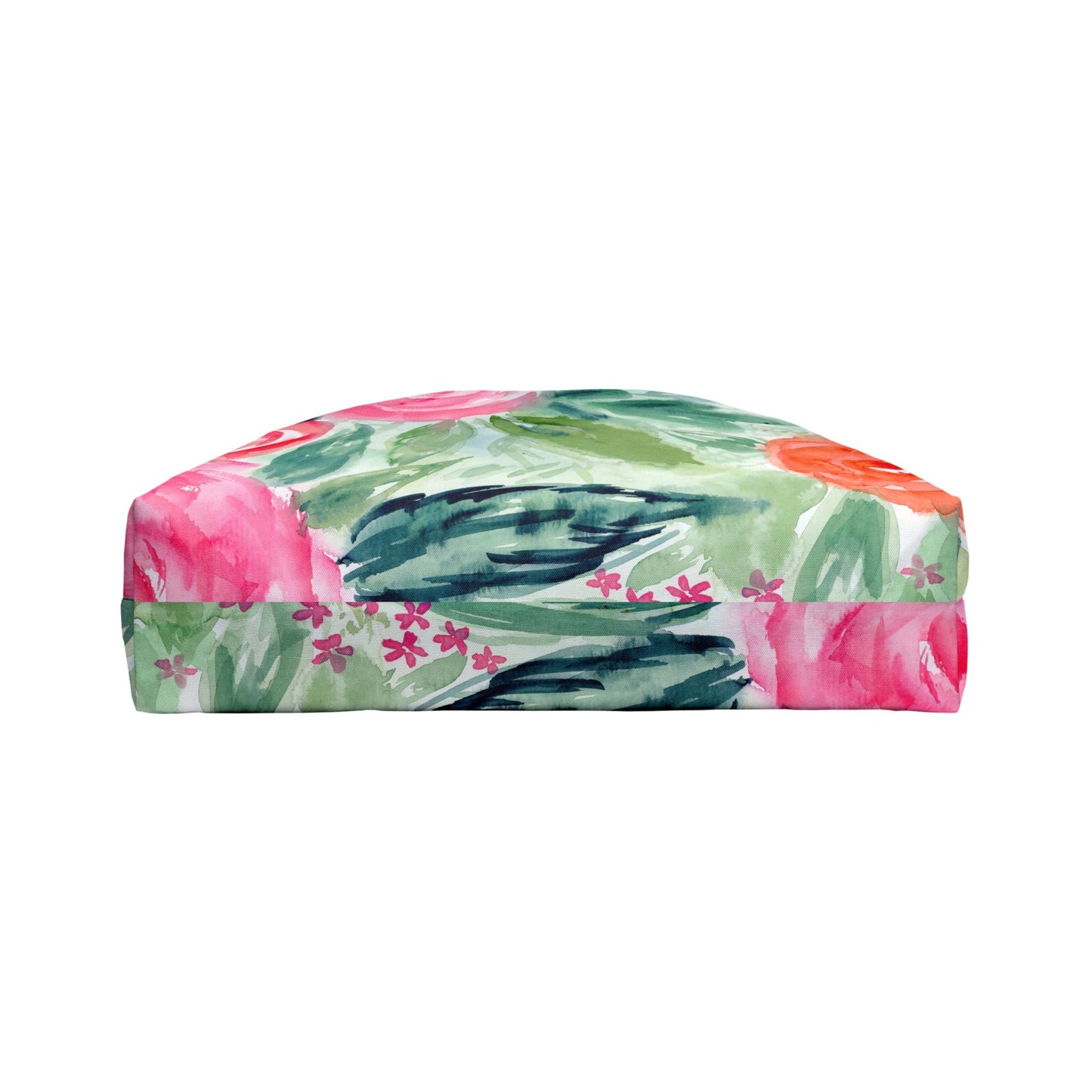 Loose Floral Weekender Tote, Large Watercolor Flower Tote Bag
