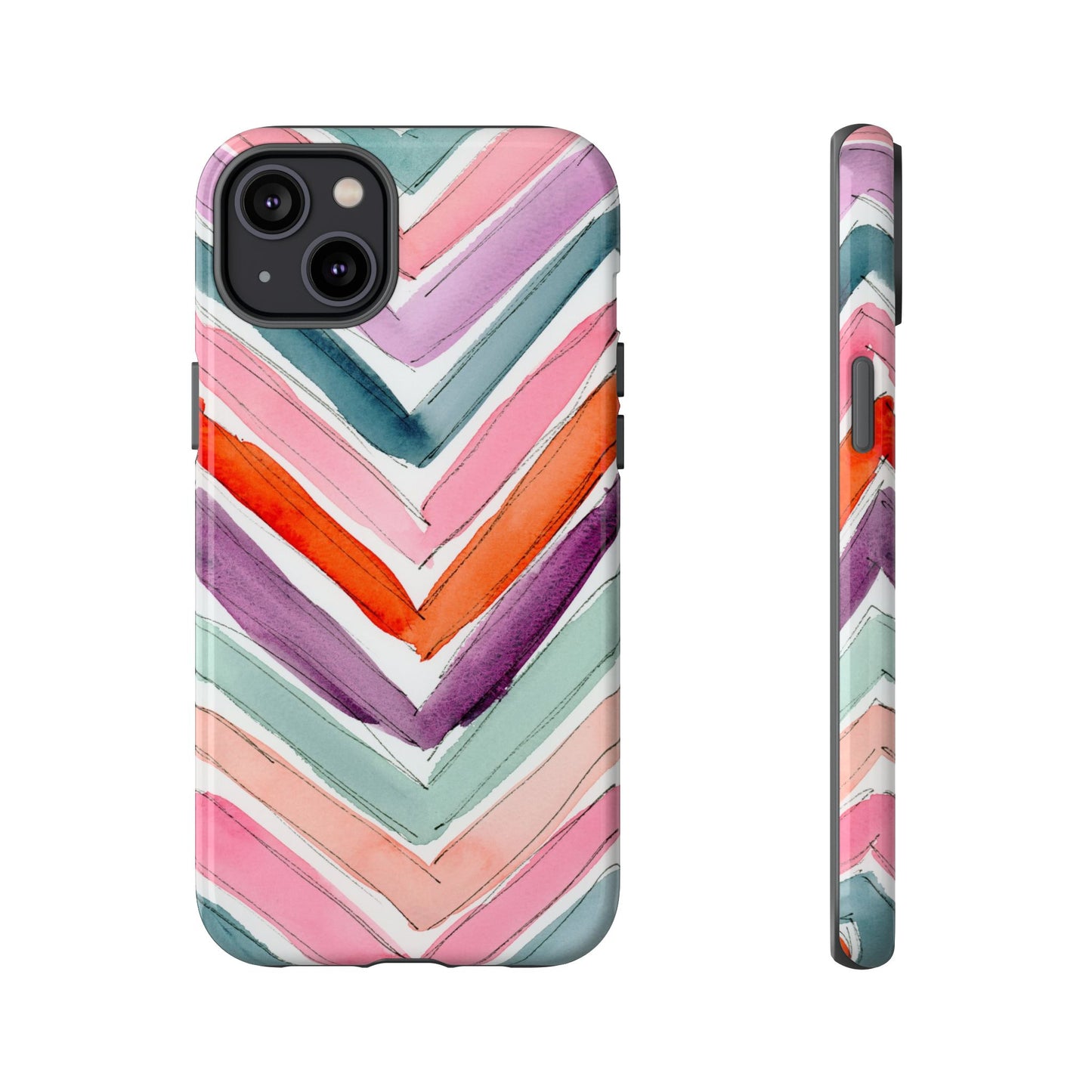 Colorful Pattern Classic Phone Case,  Abstract Phone Case