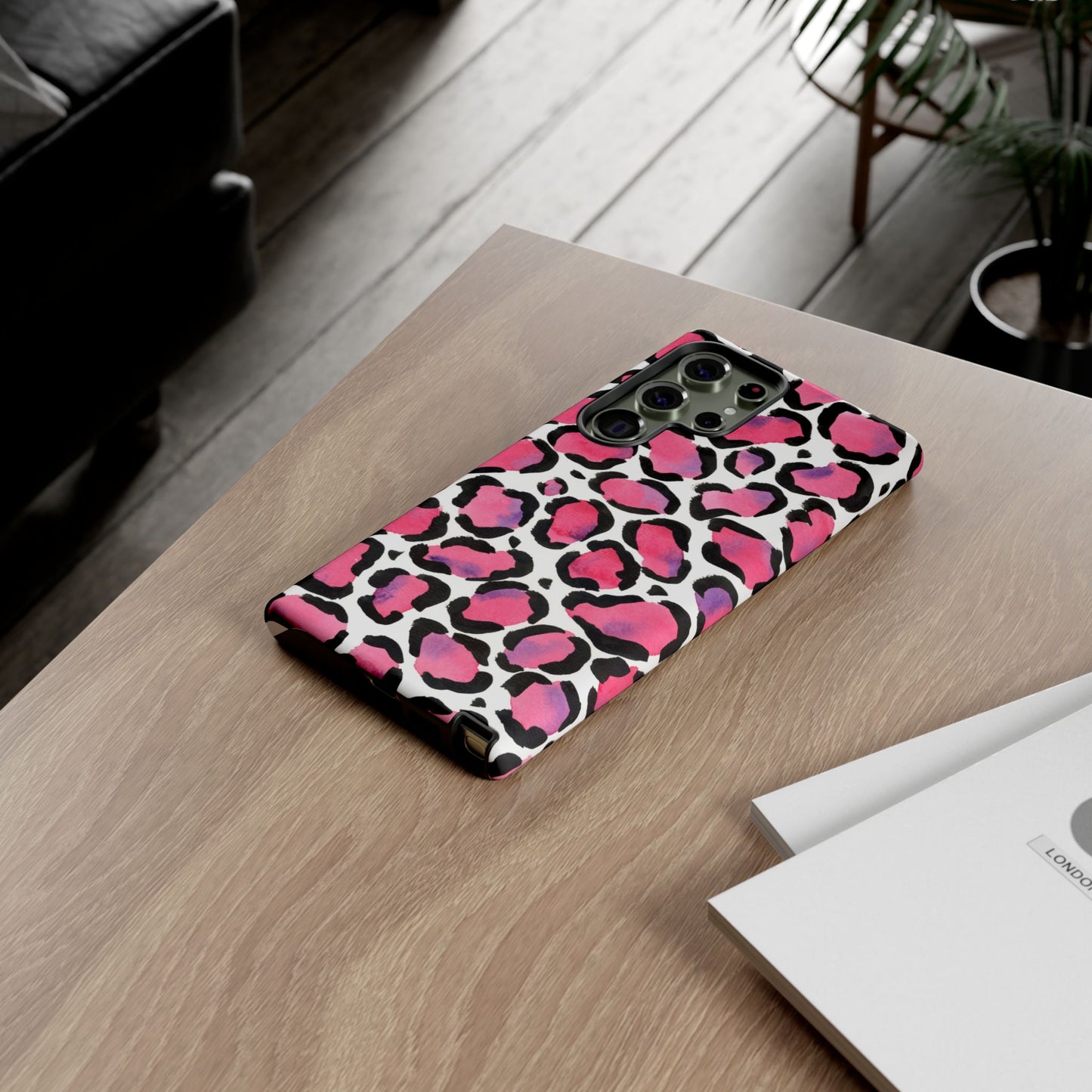 Wild in Pink- Leopard Print Phone Case