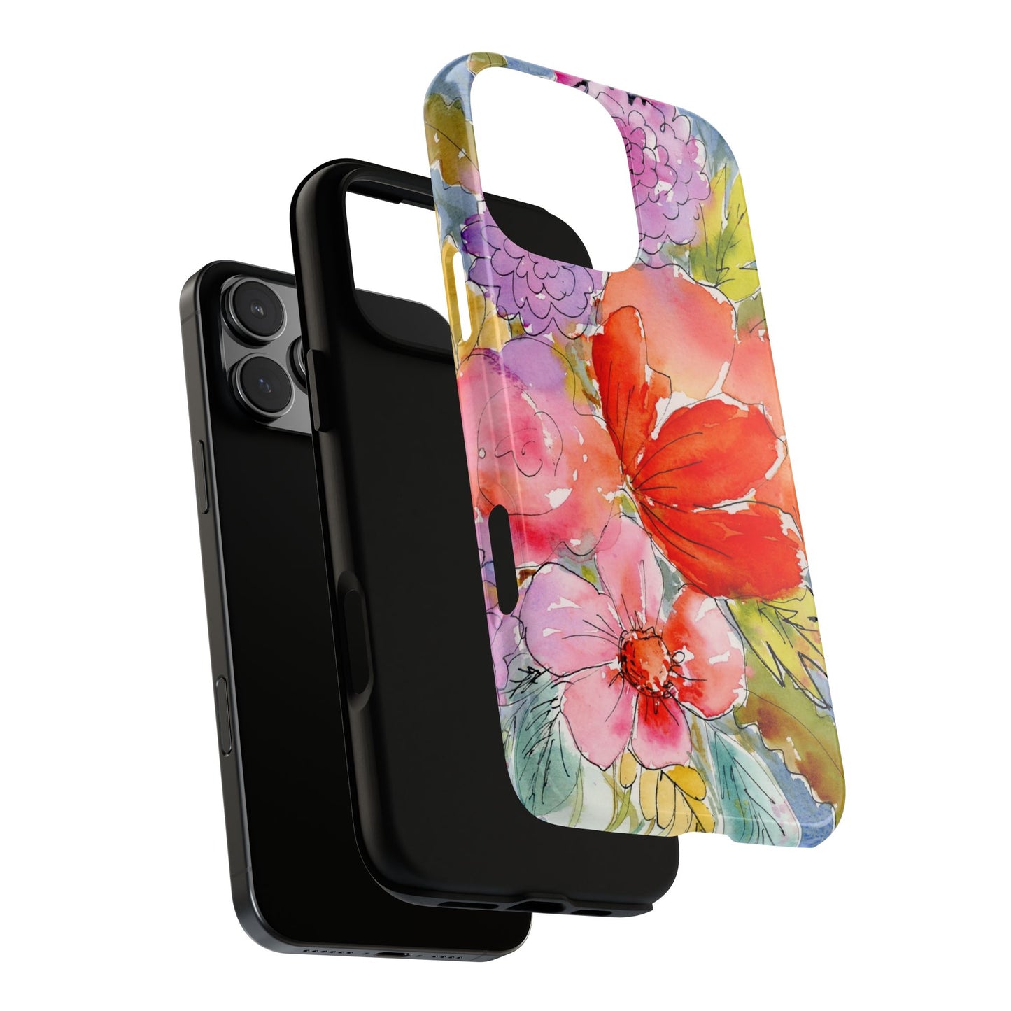 Bloom Boldly, Watercolor Floral Case