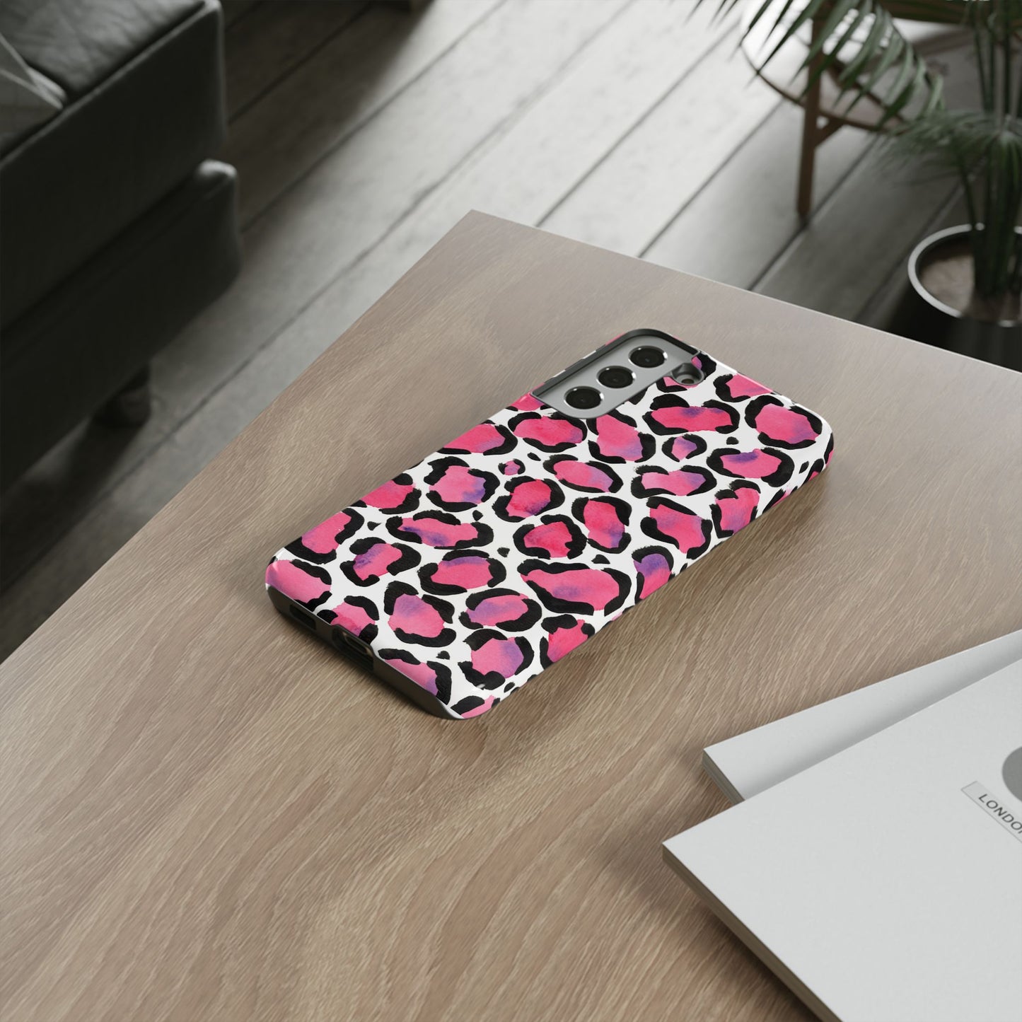 Wild in Pink- Leopard Print Phone Case