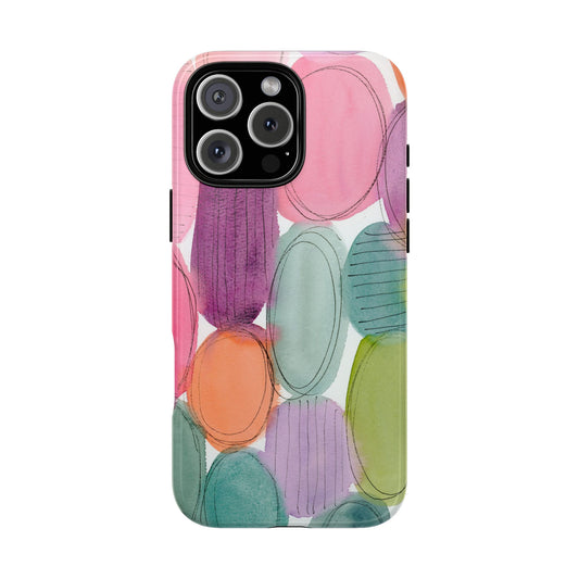 Dream in Color Classic Phone Case, Abstract Watercolor Phone Case