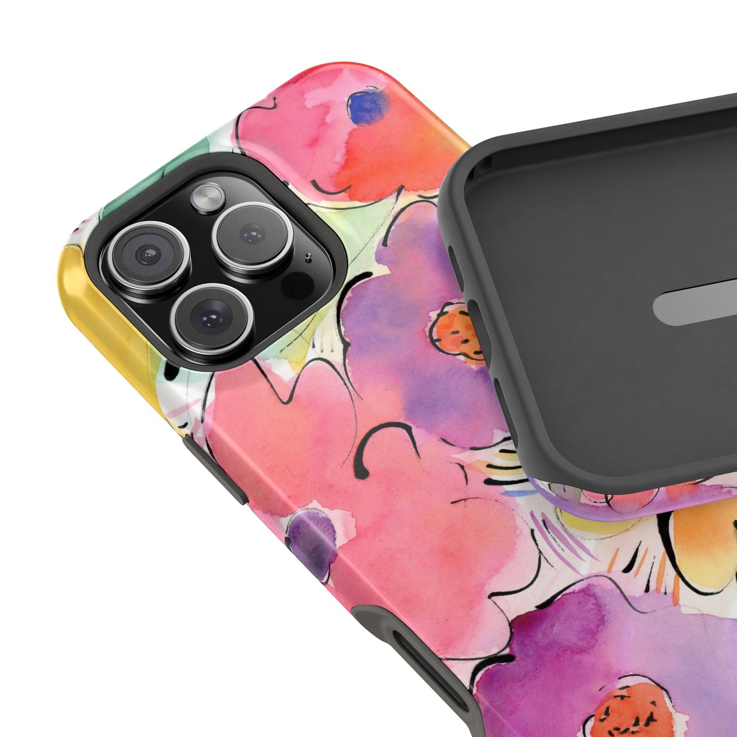 Colorful Abstract Flower Magnetic Phone Case