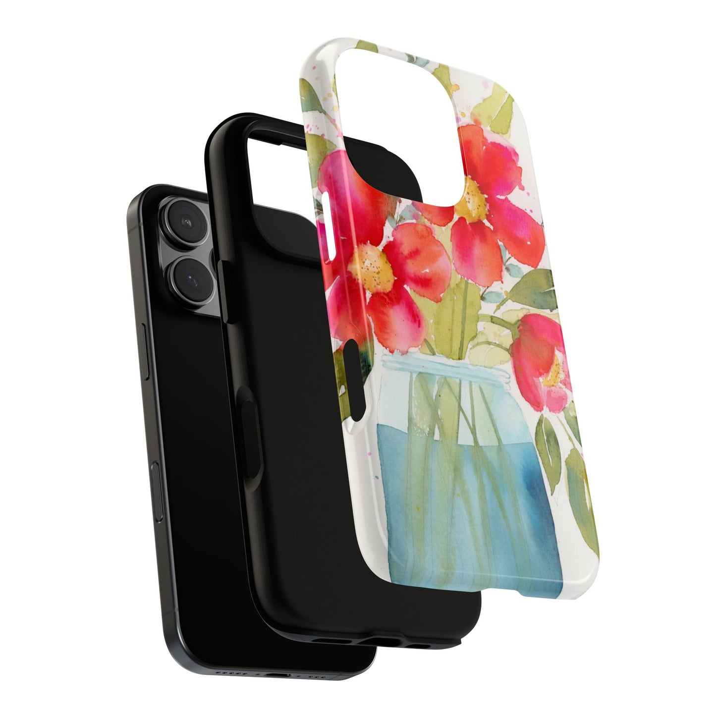 Pocket Garden Classic Phone Case, Bright Floral Phone Case