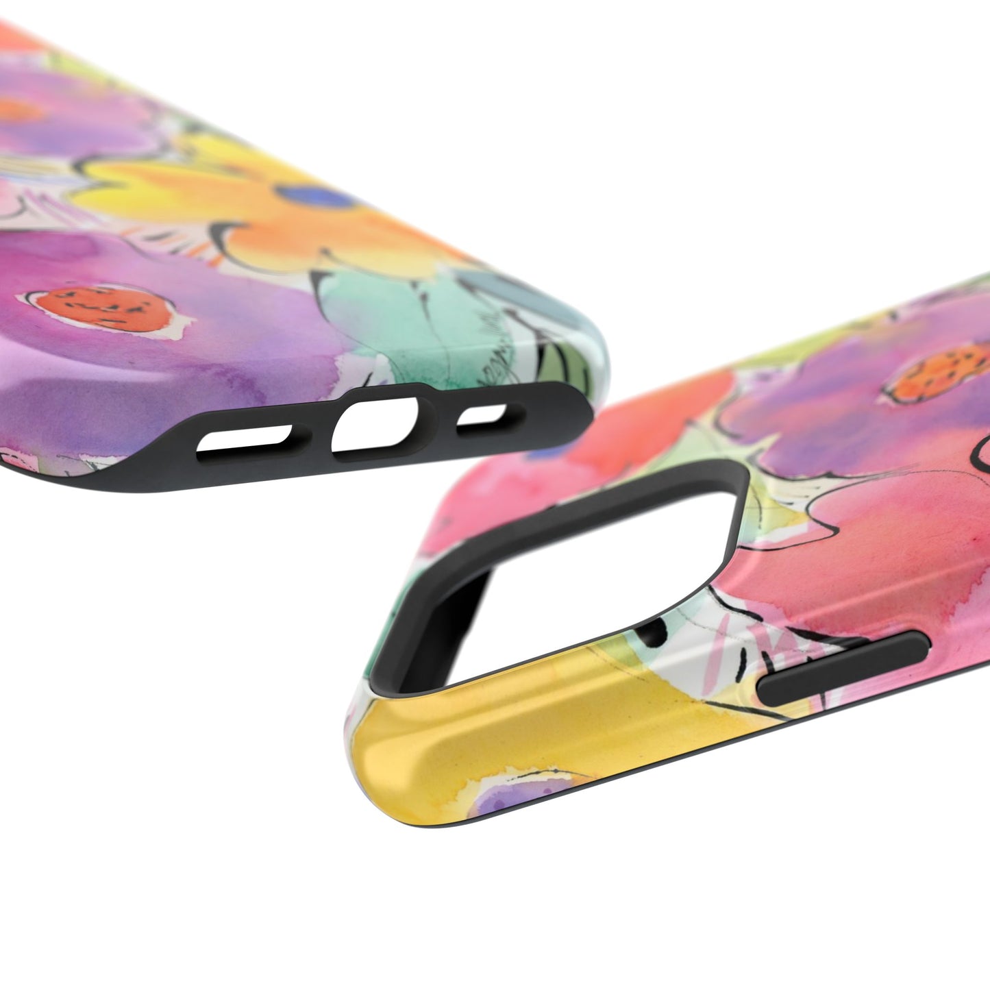 Colorful Abstract Flower Magnetic Phone Case