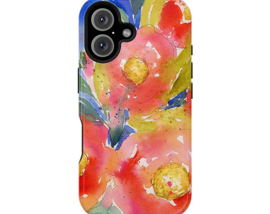 Colorful Magnetic Flower Phone Case